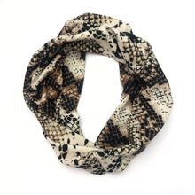 Load image into Gallery viewer, Snakeskin TriFold Twisty Headband